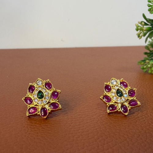 Untitled design - 2026-04-13T175527.345 Pure 92.5 Silver Ear Rings - Image 1